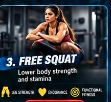 High-Cadence Free Air Squats